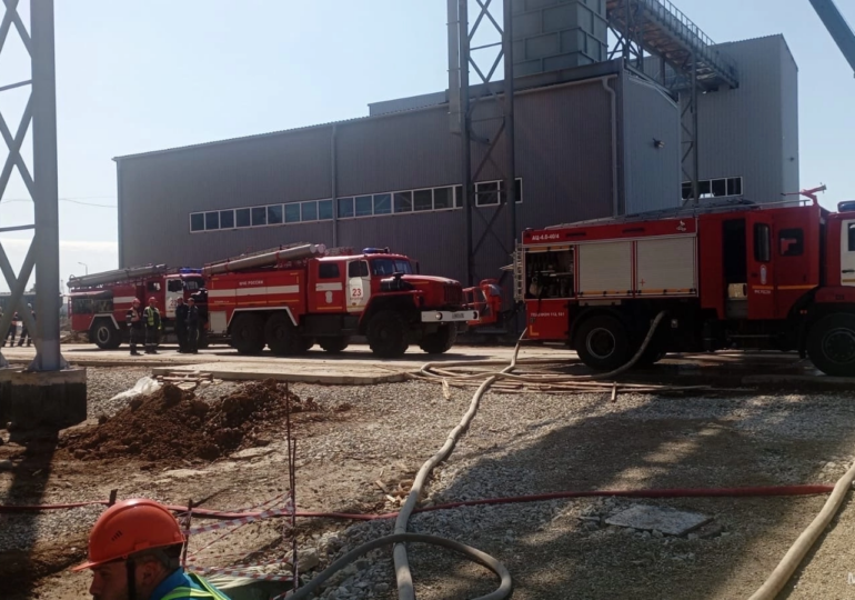Пожар на маслоэкстрационном заводе в Бузулуке потушен