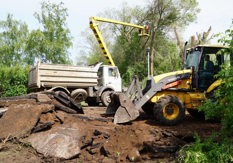 В Бузулуке стартовали работы по благоустройству парка имени Льва Толстого