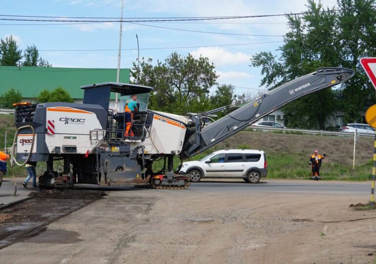 Ремонт дорог в Бузулуке продолжается