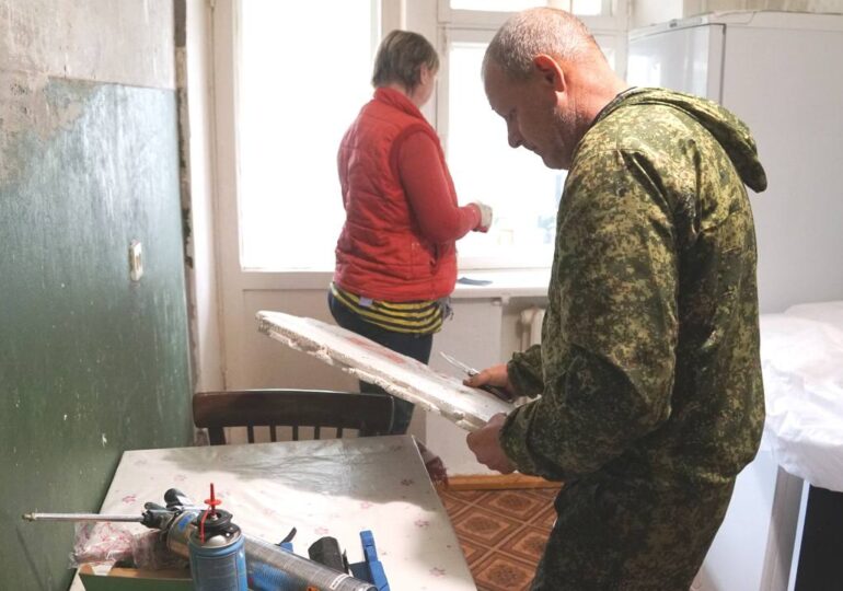 В Бузулуке сделали ремонт  ветерана Великой Отечественной войны