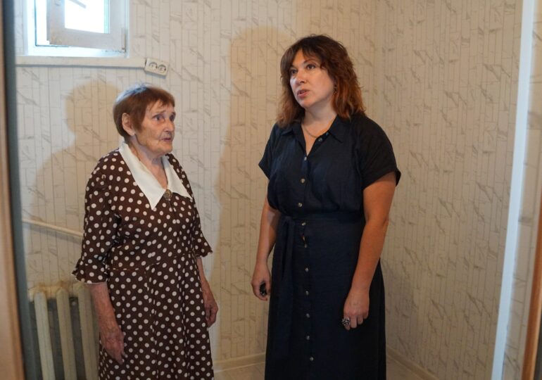 В доме труженицы тыла Зои Серовой из города Бузулука проведён капитальный ремонт