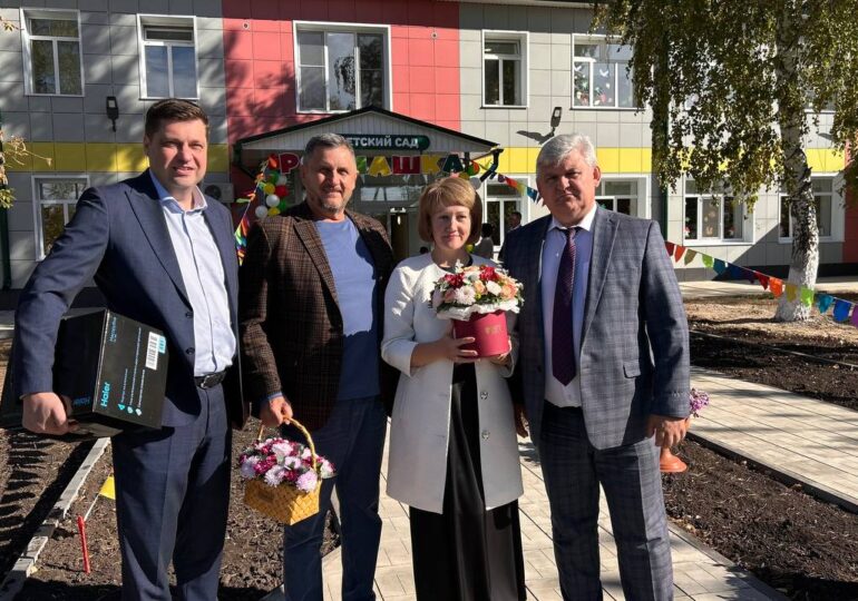 В Илекском районе после капитального ремонта открылся детский сад