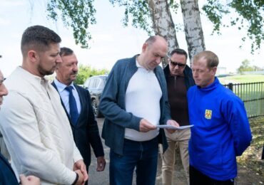 Евгений Солнцев посетил Матвеевский район