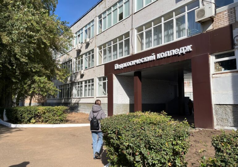 В Педагогическом колледже им. Н.К. Калугина Оренбурга идет капитальный ремонт