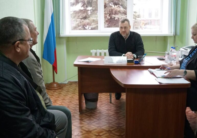 Глава Бузулука, Владимир Песков, провел прием граждан