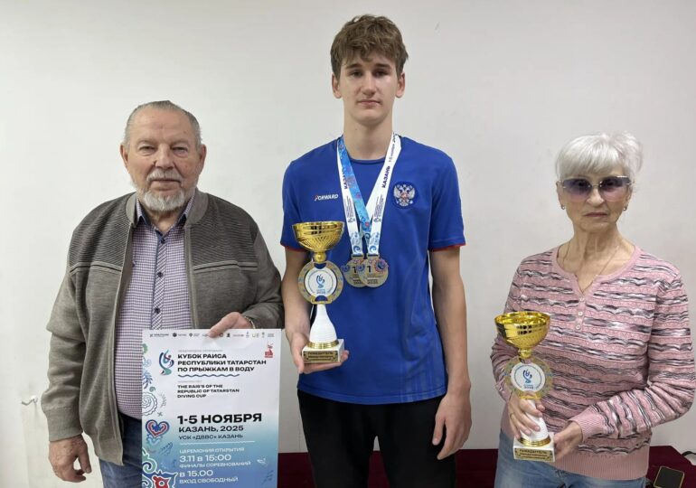 Бузулукский спортсмен Матвей Помощников стал победителем международных соревнований на Кубок Раиса Республики Татарстан по прыжкам в воду