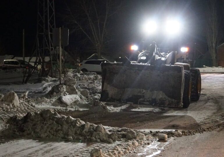 Владимир Песков рассказал о темпах вывоза снега в Бузулуке