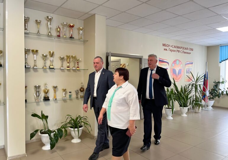 Олег Димов с рабочим визитом посетил Сакмарский район