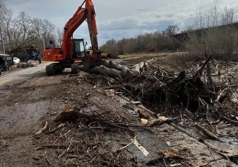 В Бузулуке готовят к открытию нижний мост через Самару