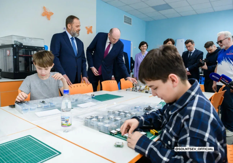 В Оренбурге в новом Политехническом лицее начали появляться профильные классы