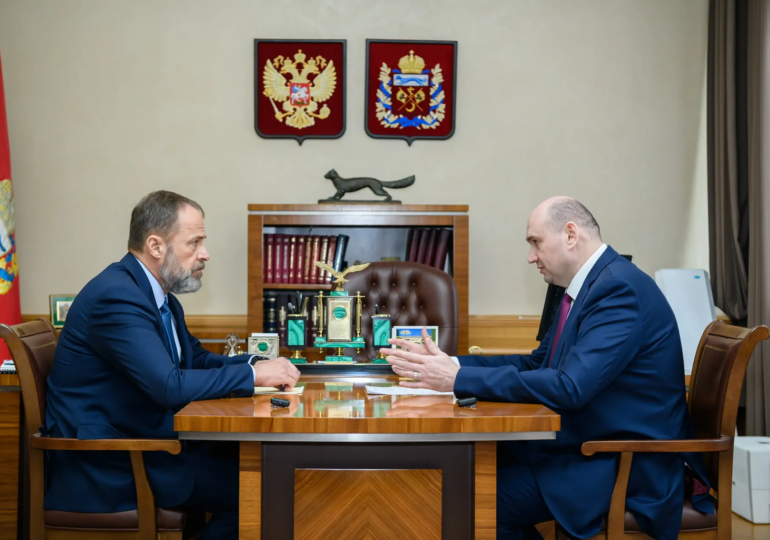 Игорь Комаров и Евгений Солнцев обсудили меры для безаварийного пропуска половодья