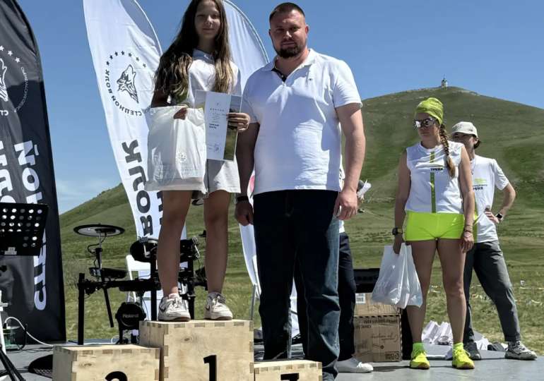 В Андреевке прошел первый горный пробег «Степной волк»