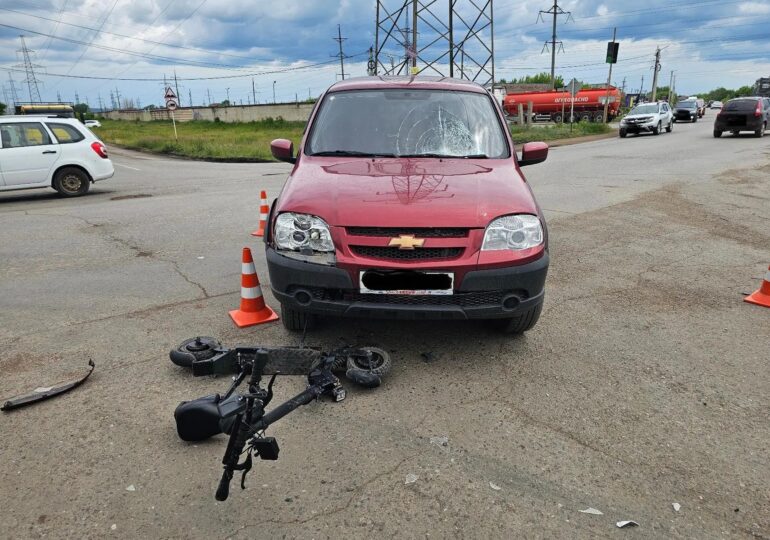 В Бузулуке в ДТП пострадал 39-летний водитель электросамоката