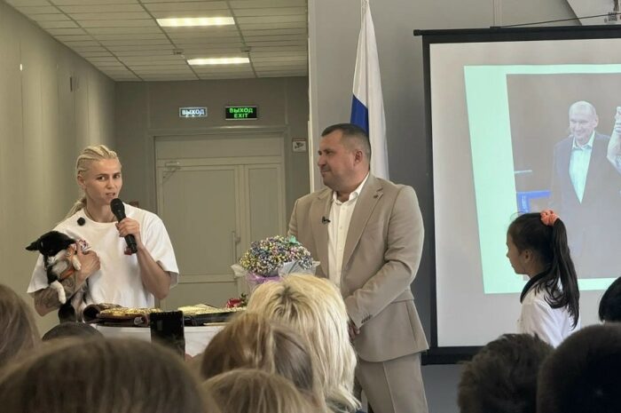 После очередной победы «Катюша» посетила родную школу в Светлом