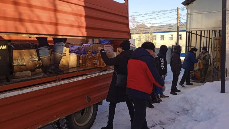 Жители Сорочинского округа собрали грузовик гуманитарной помощи