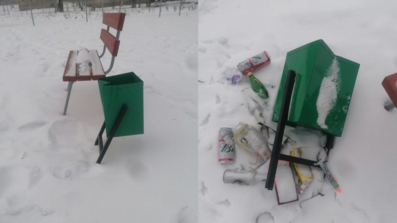 Очередной акт вандализма произошёл в Сорочинске