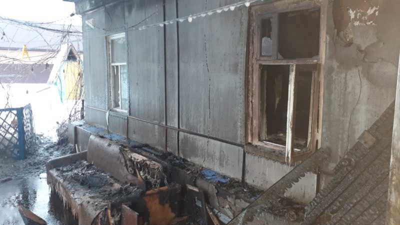 В Тоцком районе на пожаре погибли два человека