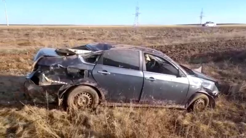 В Сорочинском  округе в ДТП пострадал водитель