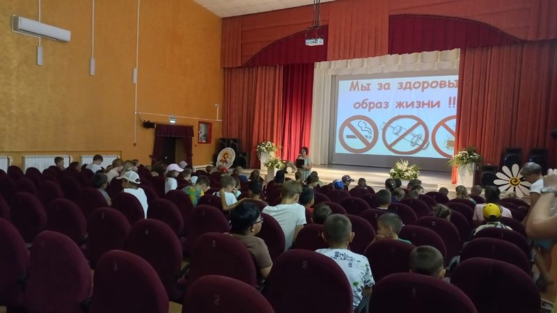 Юным сорочинцам рассказали о полезных и вредных привычках