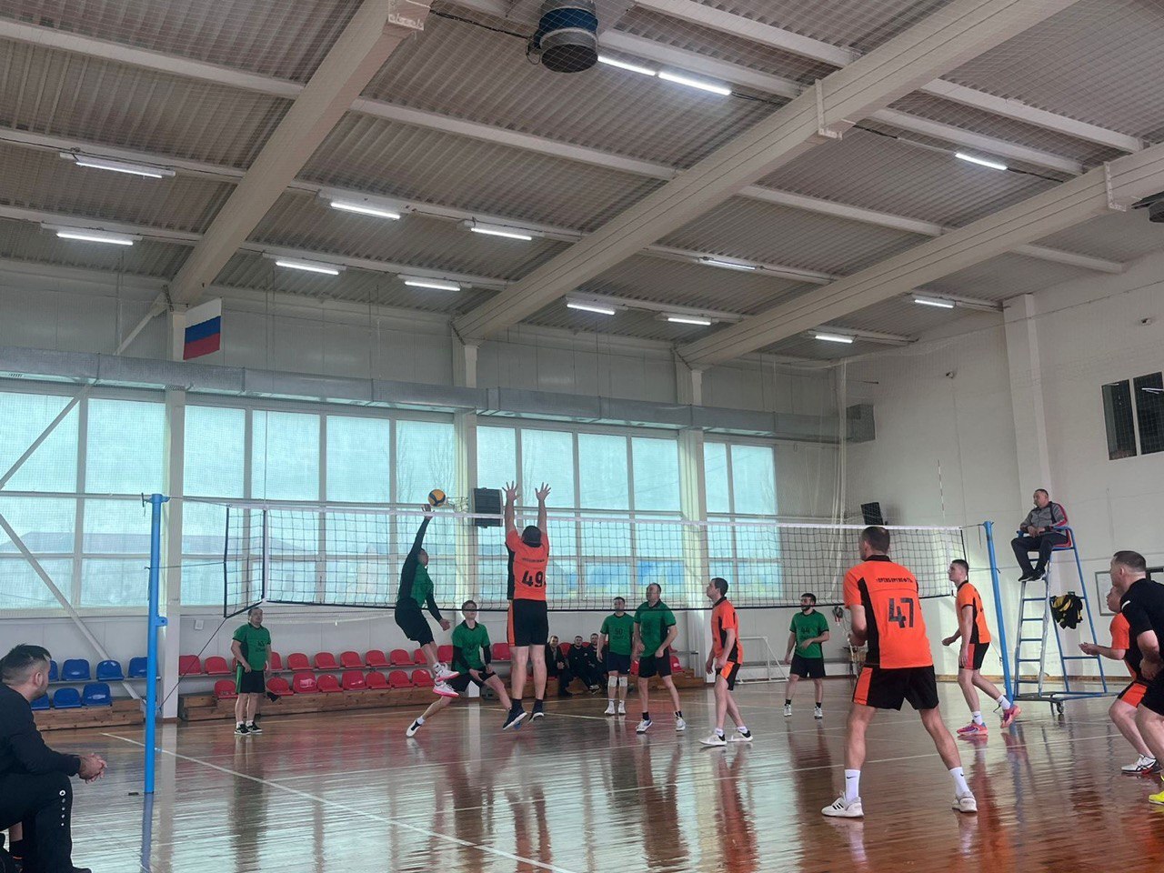 Волейбол сплачивает коллектив