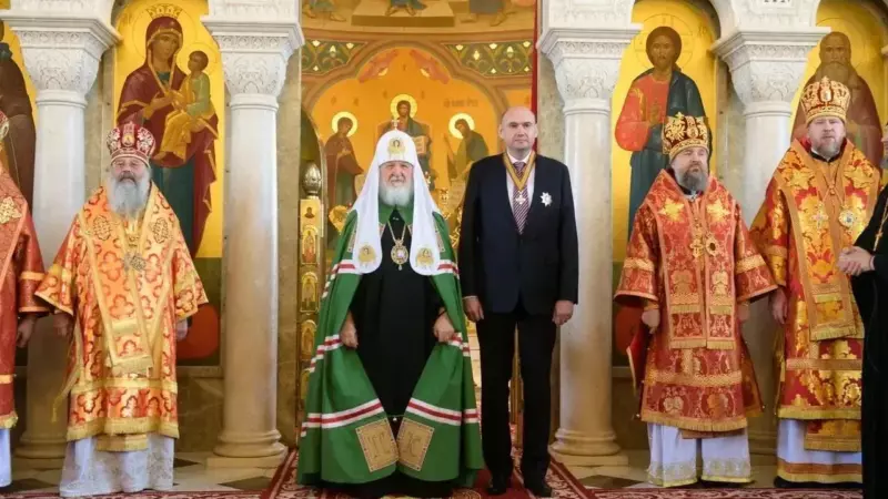 Губернатор Оренбуржья Евгений Солнцев удостоен ордена Русской Православной Церкви