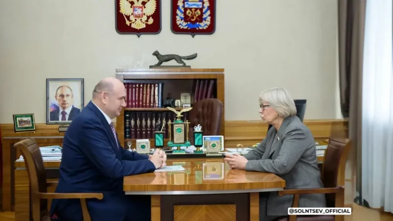 Евгений Солнцев встретился с дупетатом Госдумы Татьяной Машковской