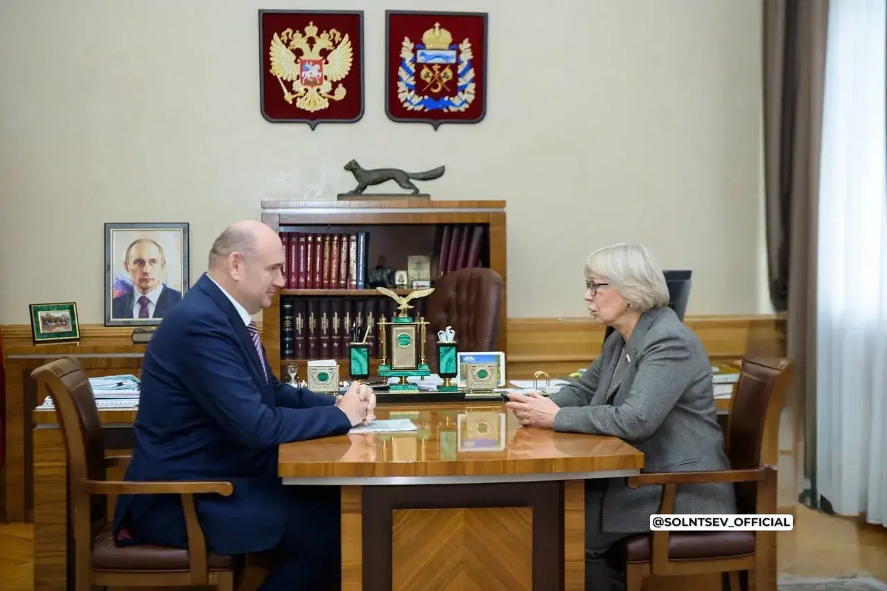 Евгений Солнцев встретился с дупетатом Госдумы Татьяной Машковской