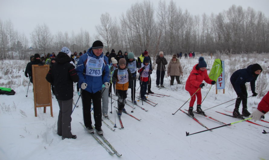 В районе прошел праздник зимнего вида спорта “Лыжня России-2023”