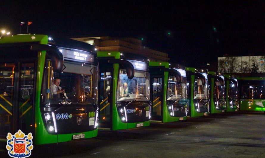 Президент России Владимир Путин передал новые автобусы Оренбургской области