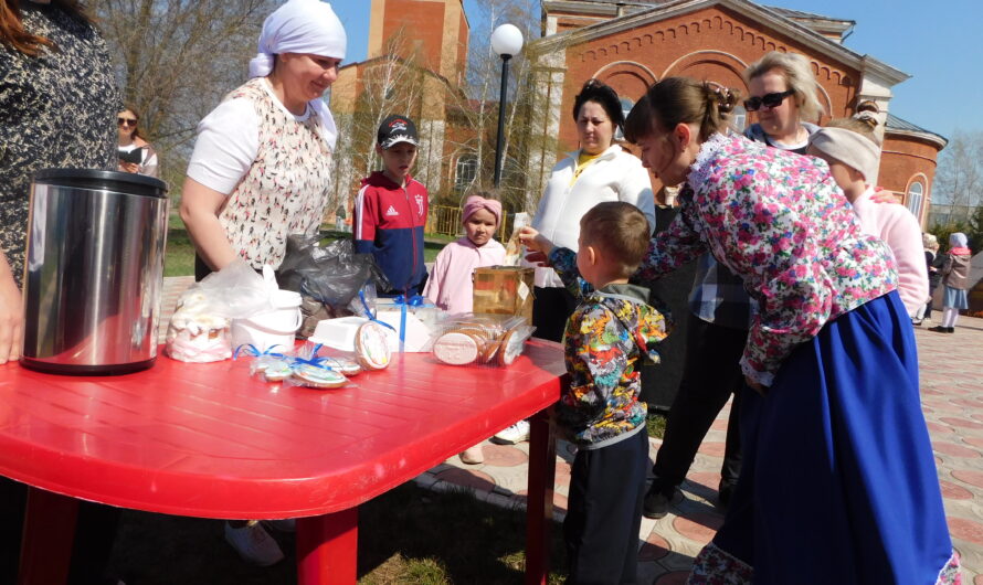 В с.Октябрьском возрождается традиция Пасхальных ярмарок