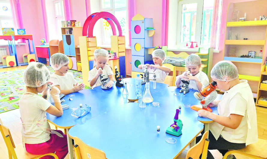 Детсад “Сказка” выпускает детей-ученых