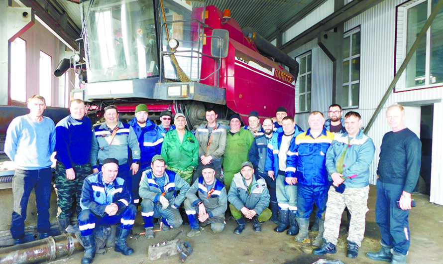 Комбайнеры АО “Нива” уже на старте