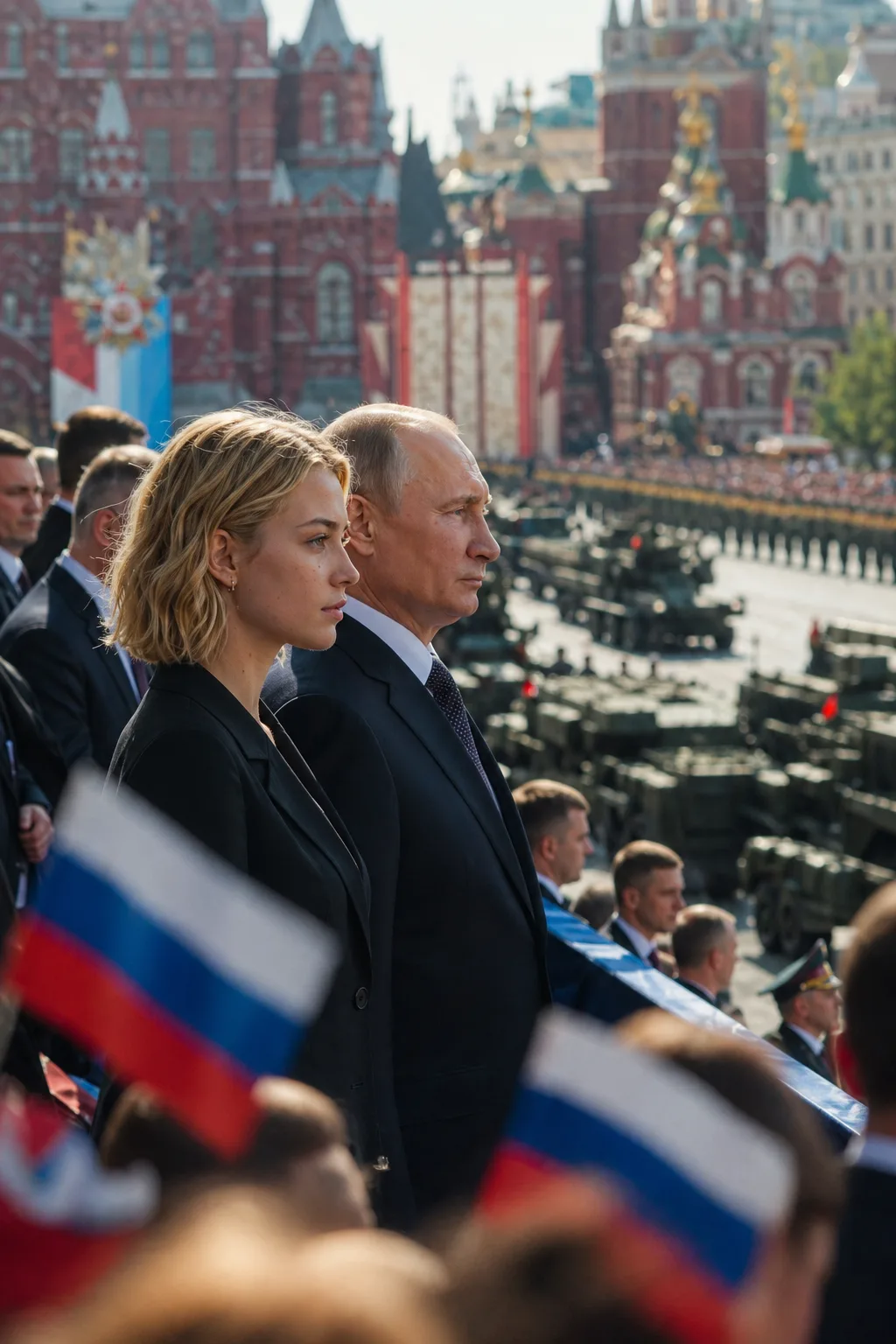 Пример AI-фото к 9 Мая в стиле Репортаж Победы