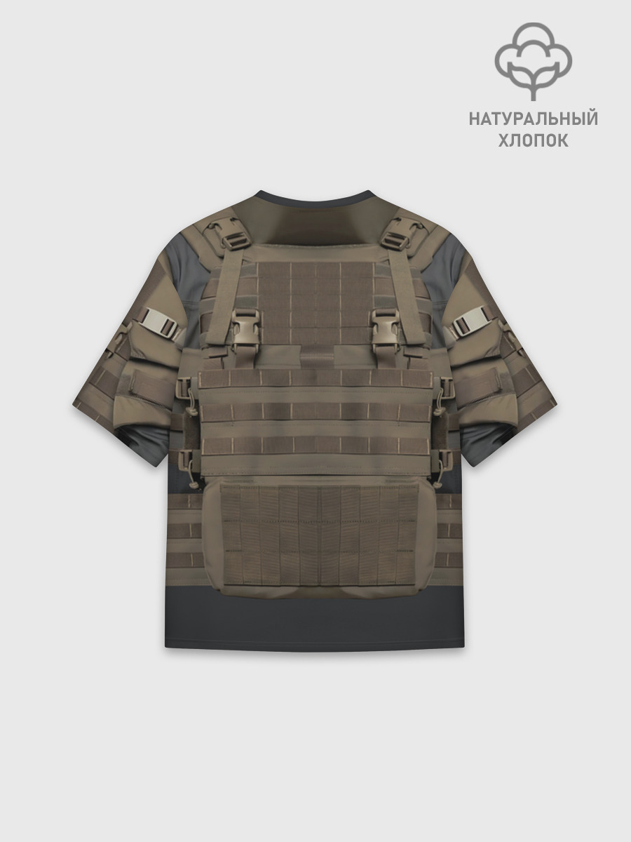Футболка мужская оверсайз из хлопка, 3XS