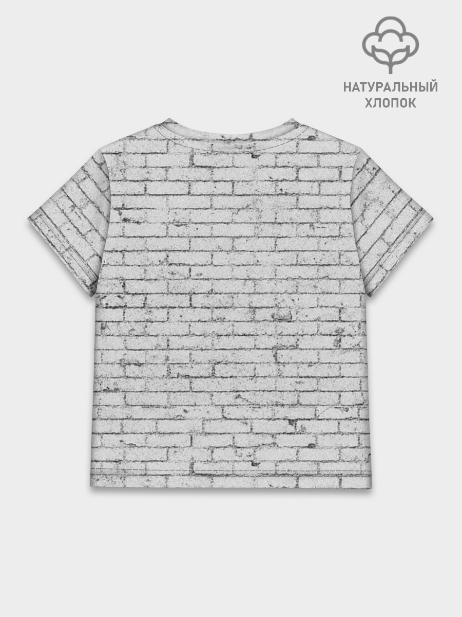 Футболка детская базовая из хлопка, 86