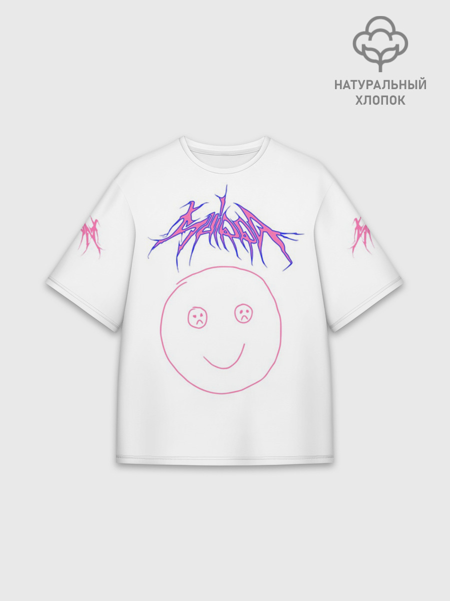 Футболка мужская оверсайз из хлопка, 3XS