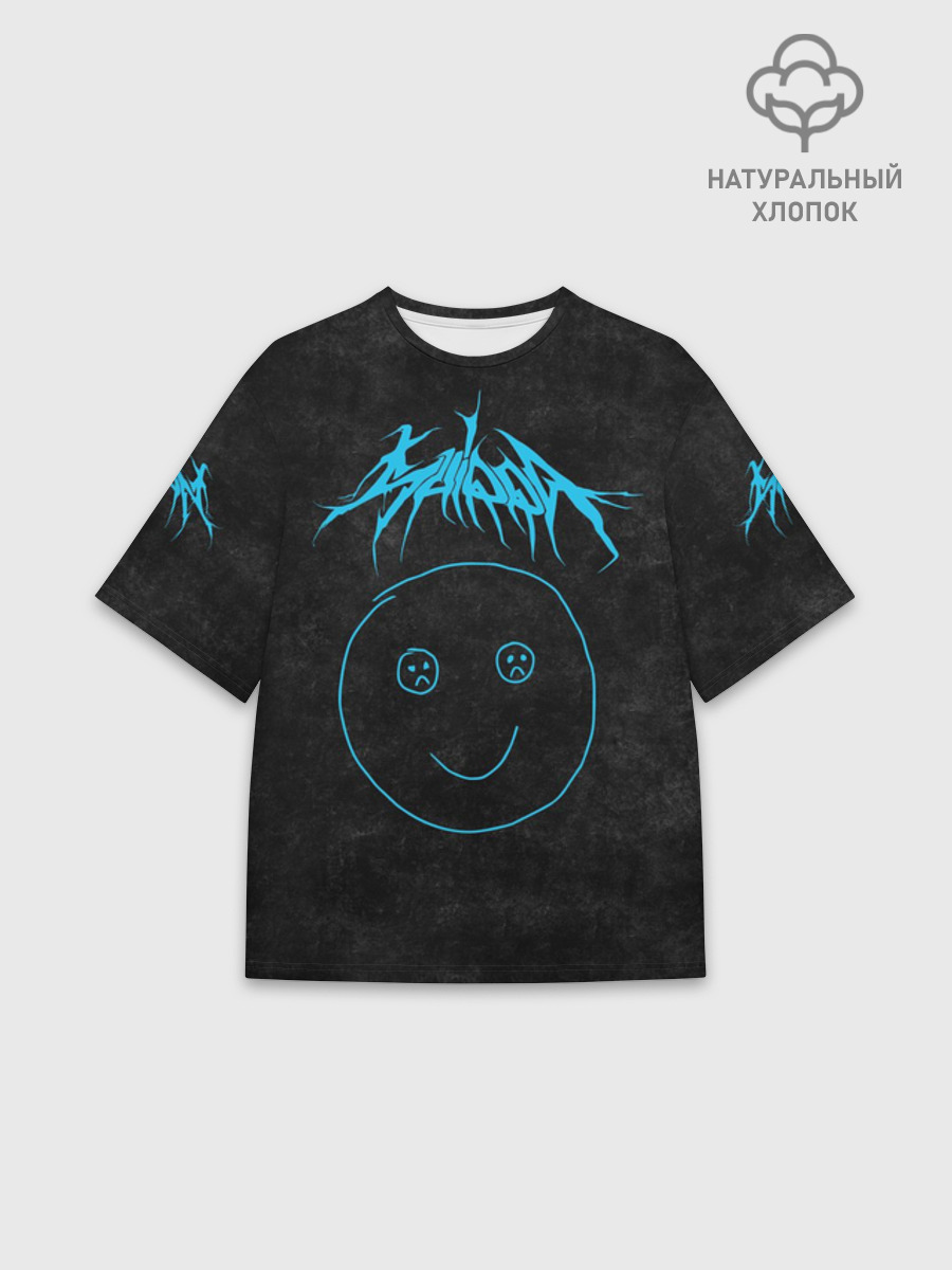 Футболка мужская оверсайз из хлопка, 3XS