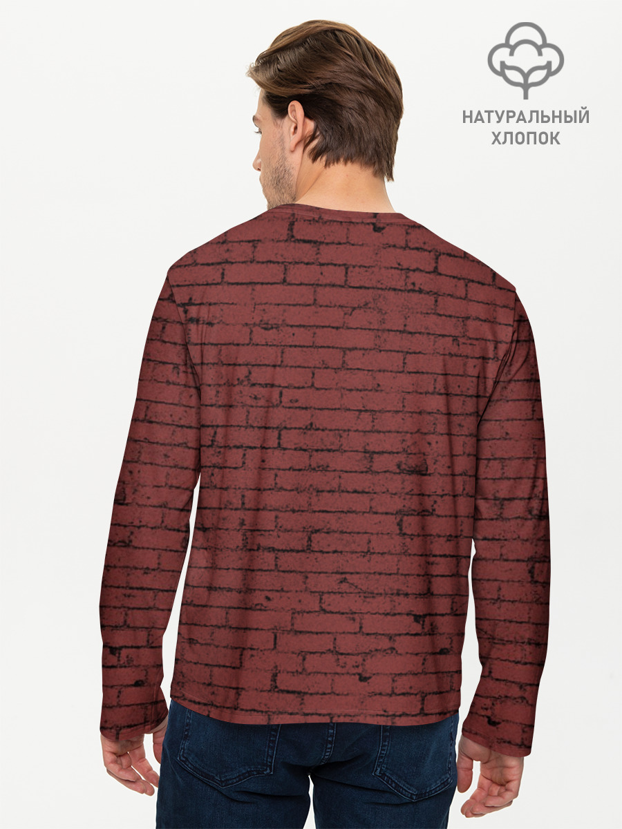 Лонгслив мужской из хлопка, 2XS