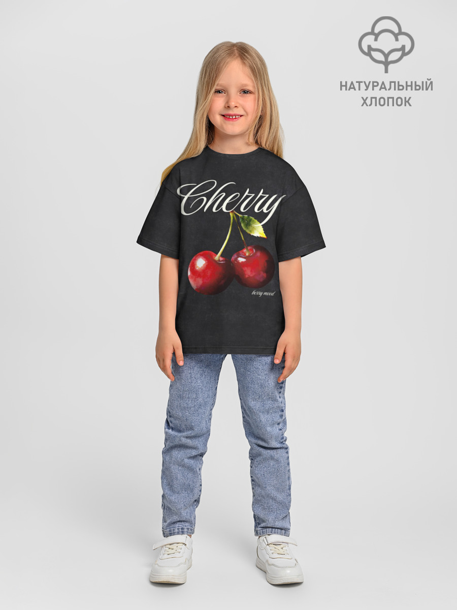 Cherry — Футболка детская оверсайз из хлопка