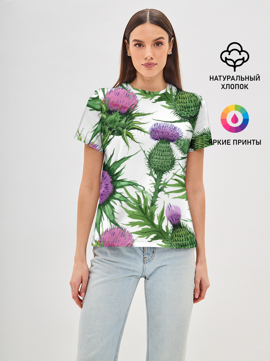Цветок репейника