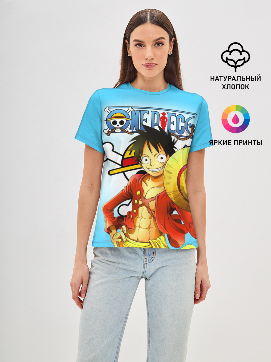 One Piece шляпа — Женская базовая футболка