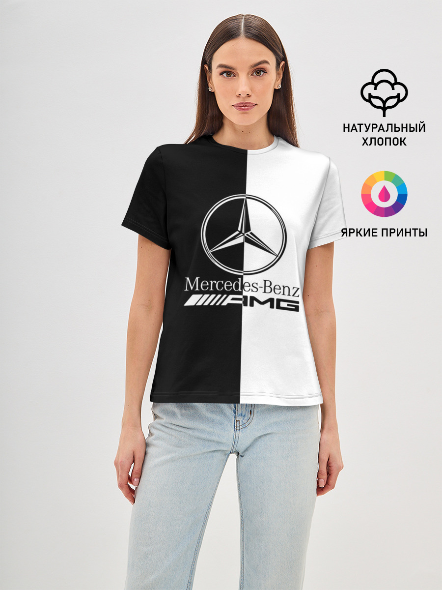 MERCEDES-BENZ — Женская базовая футболка