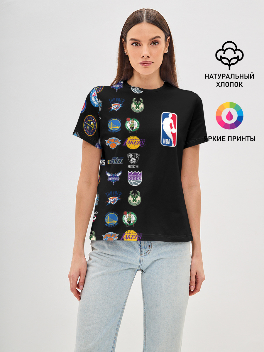 NBA — Женская базовая футболка