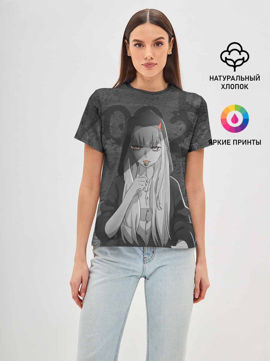 Zero Two Меланхолия — Женская базовая футболка