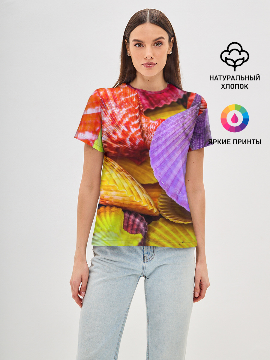 Разноцветные ракушки multicolored seashells