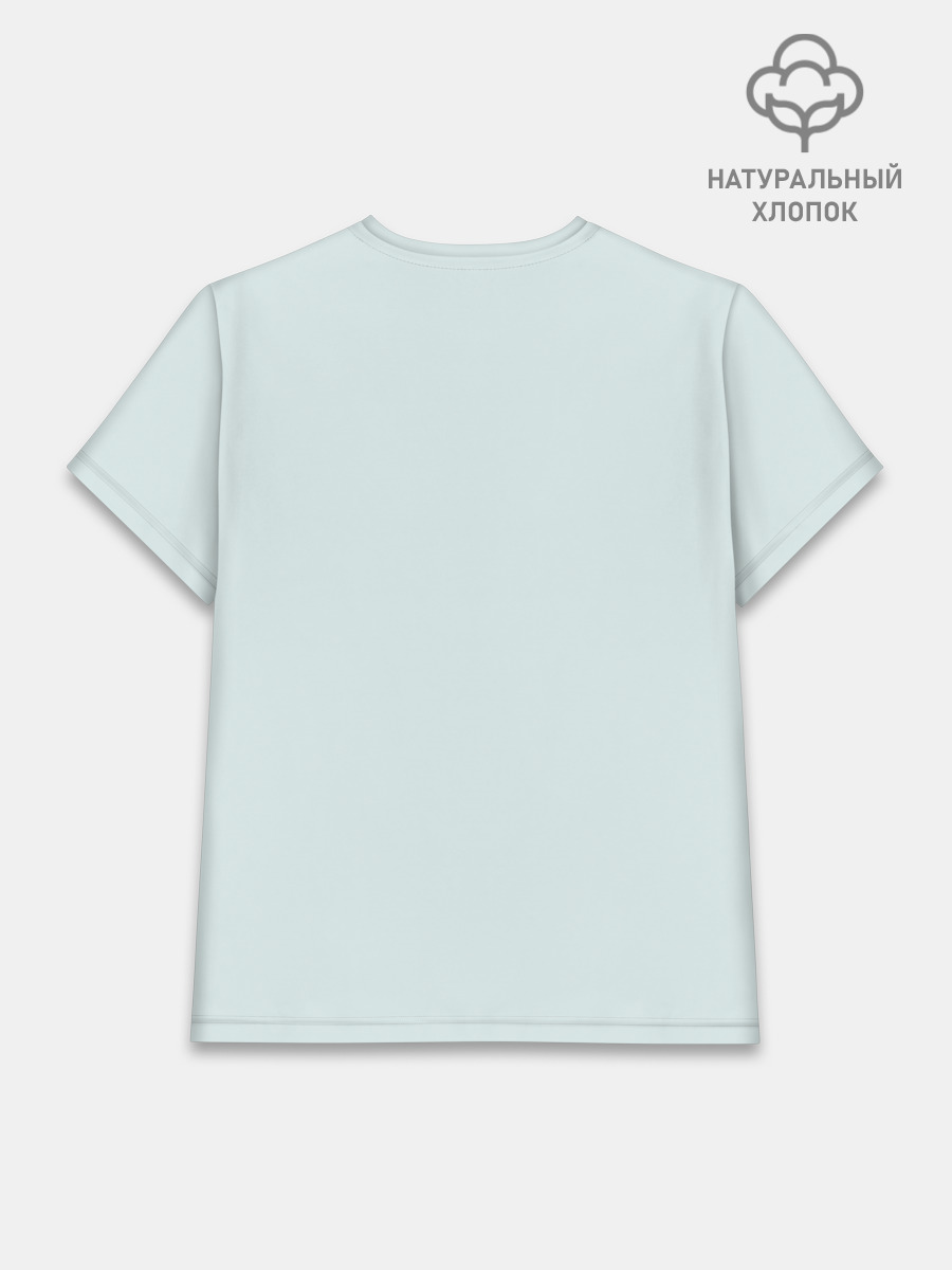 Футболка женская базовая из хлопка, 3XS