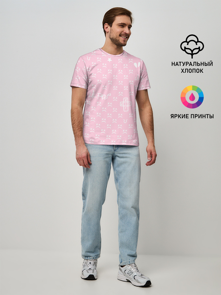 Lil Peep pink pattern