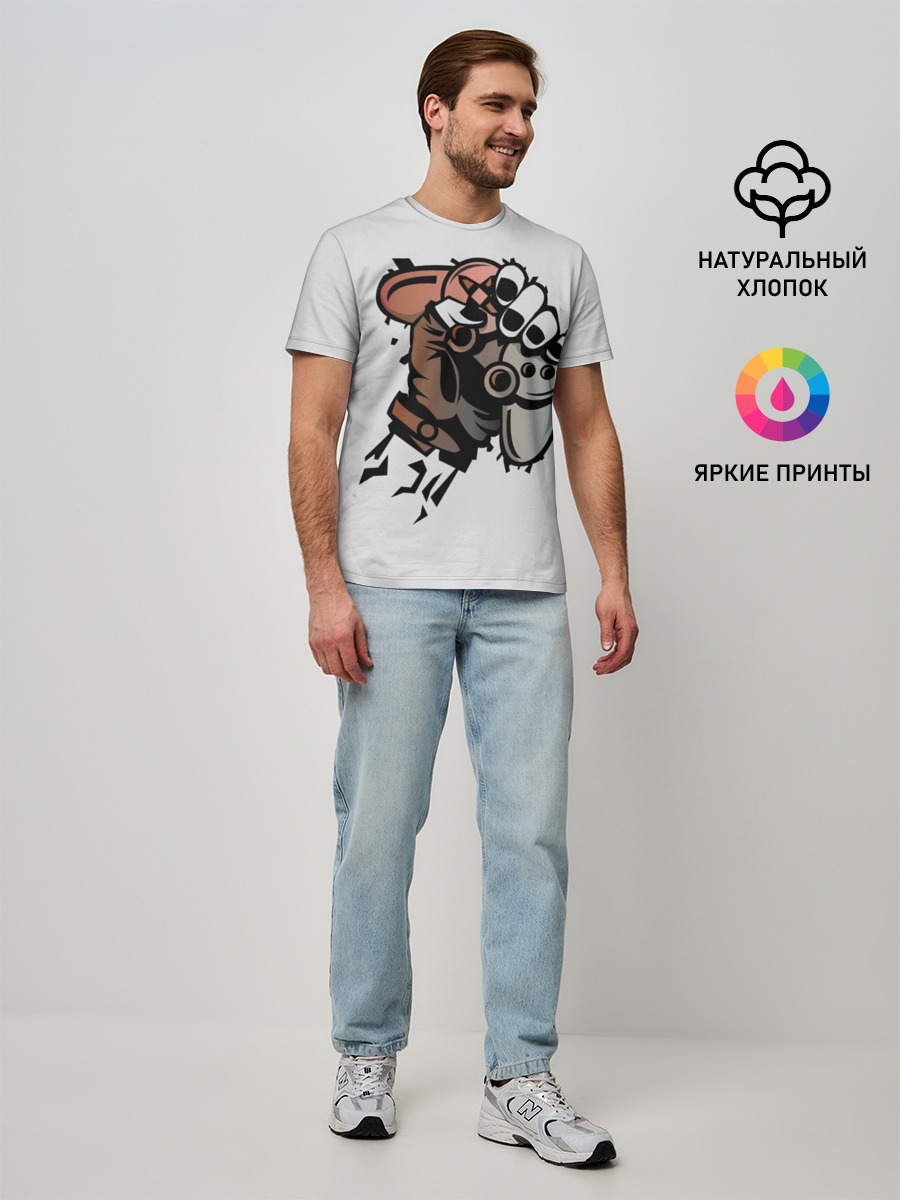 Мужская базовая футболка