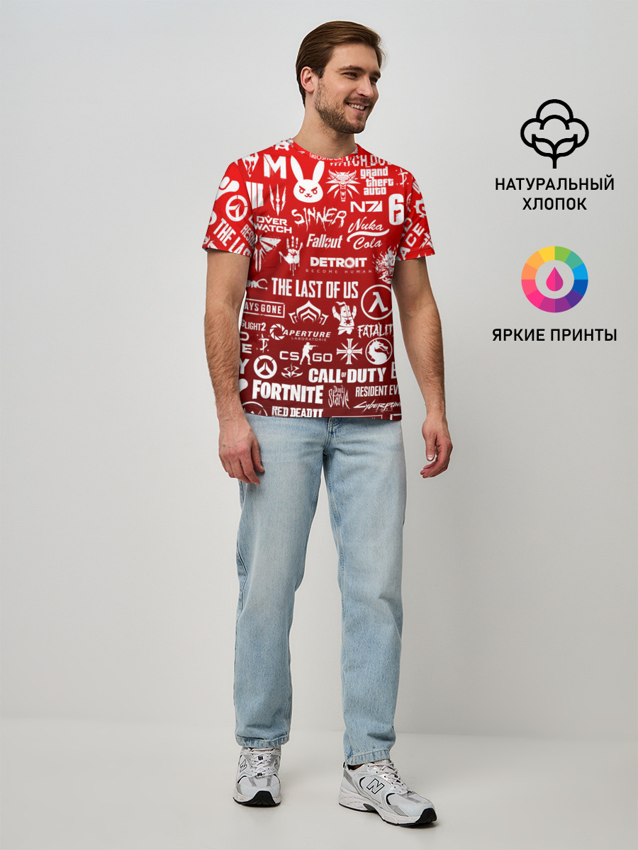 Мужская базовая футболка