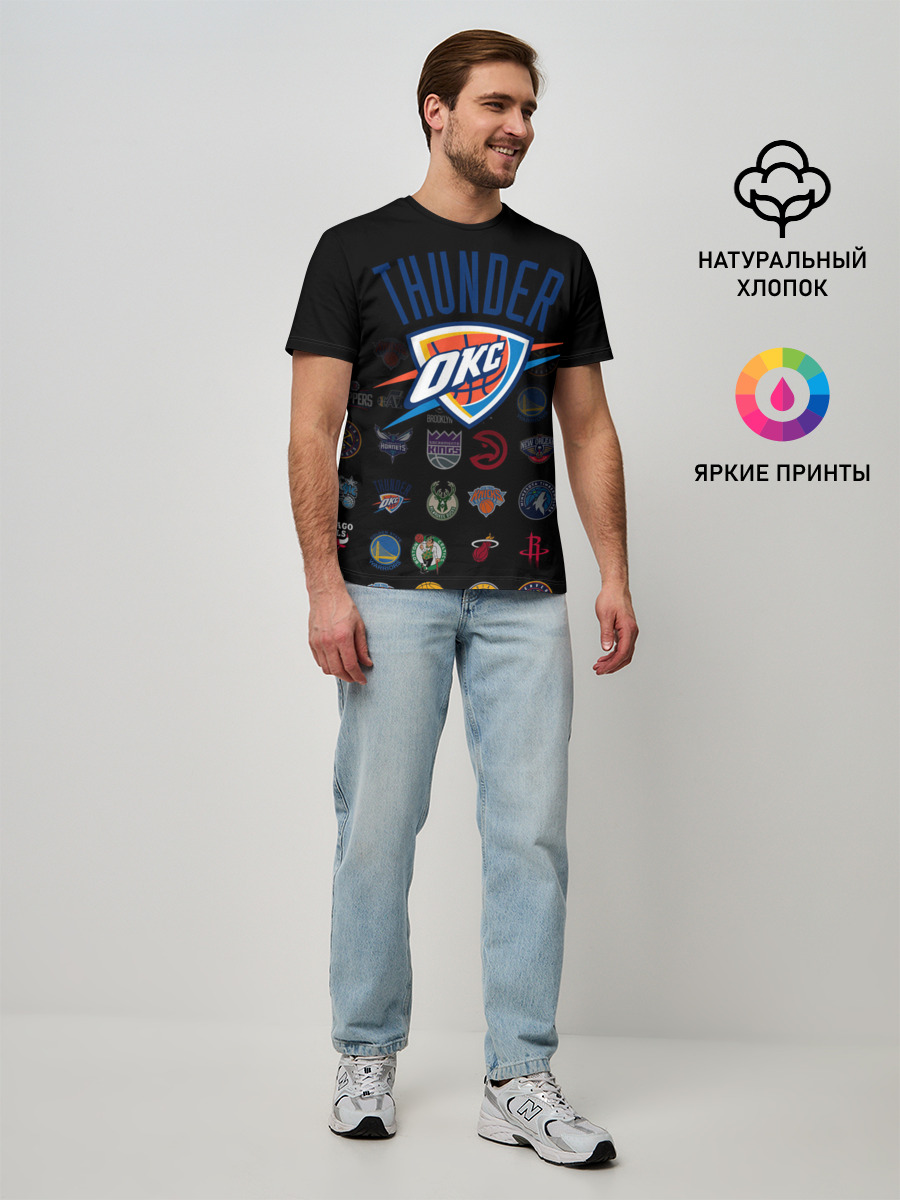 Oklahoma City Thunder — Мужская базовая футболка